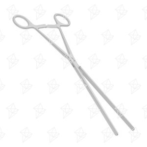 Pinça Kocher Intestinal Reta - 25cm | 10"