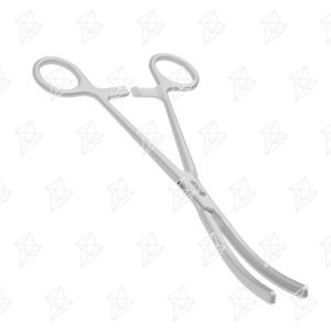 Pinça Doyen Atraumática Curva - 19cm | 7 1/2"