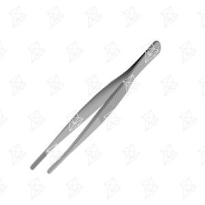 Pinça Dissecção Com Serrilha - 16cm | 6 1/4"