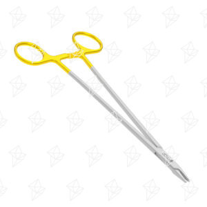 Porta-Agulhas para Coronária c/ Vídia - 19cm | 7 1/2"