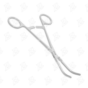 Pinça De Bakey-Glover Curva Boca 5cm - 17cm | 6 3/4"