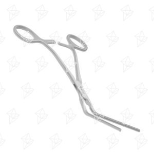 Pinça De Bakey Angulada Boca 7,5cm - 18cm | 7"