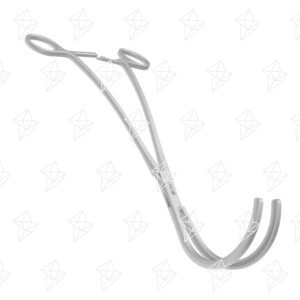 Pinça De Bakey Arco 7cm Curva Forte  - 26cm | 10 1/4"