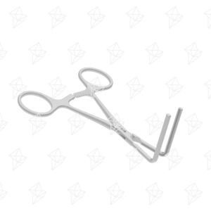 Pinça De Bakey Angulada 90° - 10,5cm | 4 1/4"