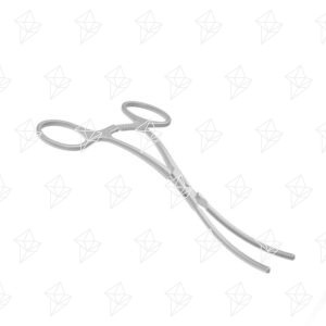 Pinça De Bakey Curva S Boca 4,5cm - 12,5cm | 5"